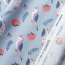 popeline di cotone Gufi reali – blu-argento,  thumbnail number 3