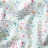 popeline di cotone Fiori da sogno stampa digitale – bianco/eucalipto,  thumbnail number 2