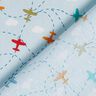 popeline di cotone Aerei nel cielo – azzurro,  thumbnail number 4