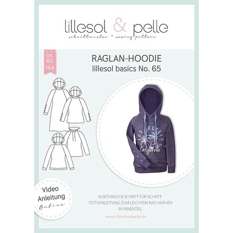 felpa con maniche raglan, Lillesol & Pelle No. 65 | 80 – 164,  image number 1