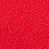 tessuto in cotone popeline Punti fini – rosso/oro,  thumbnail number 1