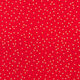 tessuto in cotone popeline Punti fini – rosso/oro,  thumbnail number 1