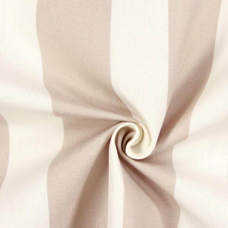 tessuto arredo da esterni Acrisol Listado – bianco lana/beige scuro,  image number 2