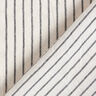 tessuto per camicette Misto cotone righe ampie – bianco lana/nero,  thumbnail number 4