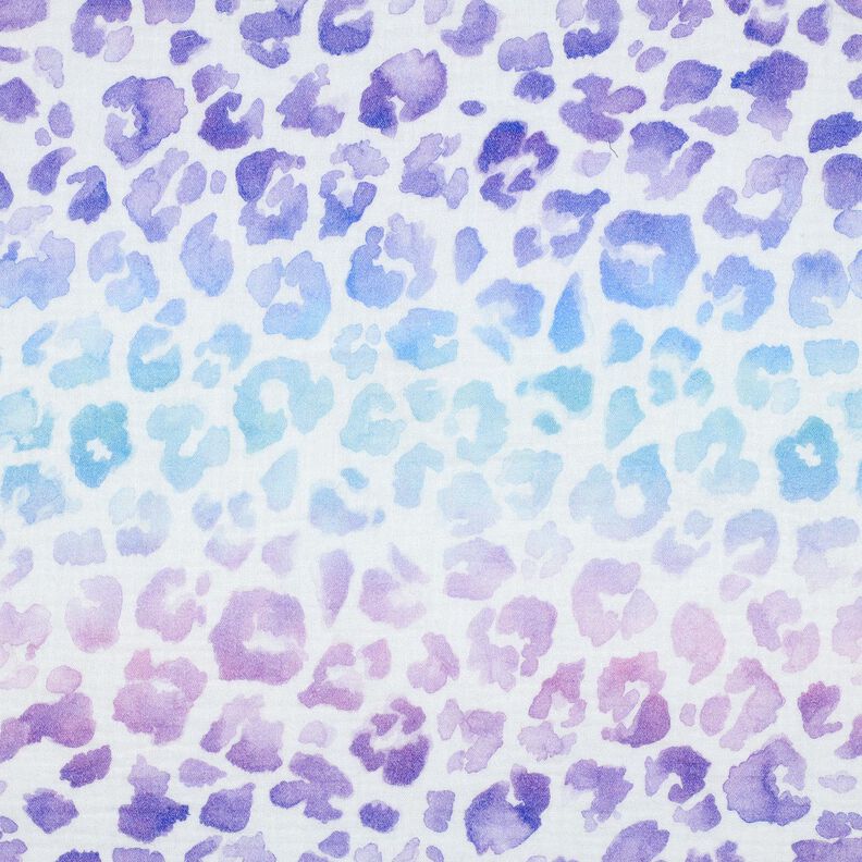 mussolina / tessuto doppio increspato Stampa leopardata sfumata stampa digitale | Poppy Fabrics –, image number 1