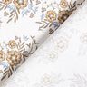 popeline di cotone Delicati bouquet – bianco/marrone chiaro,  thumbnail number 4