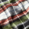 Tessuto per cappotti double face a quadri scozzesi – grigio/rosso carminio,  thumbnail number 3