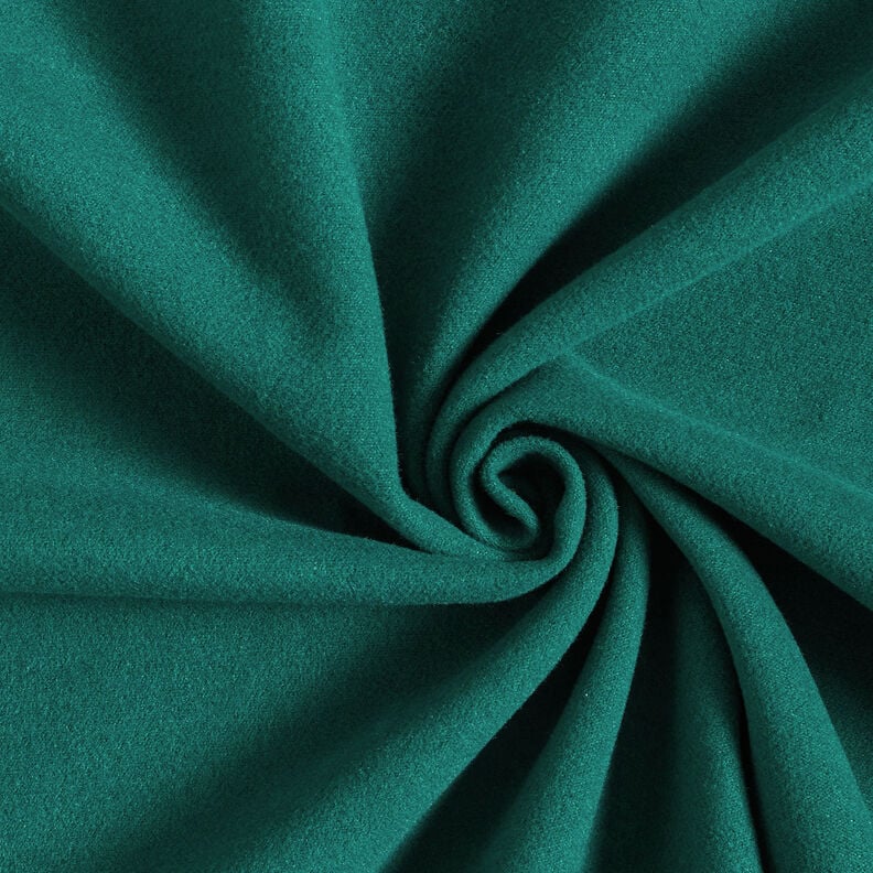 Tessuto per cappotti in poliestere riciclato – verde abete,  image number 1