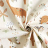 popeline di cotone Dinosauri felici – crema/marrone capriolo,  thumbnail number 3