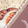 taglio di tessuto arredo gobelin pettirosso con spartito musicale – bianco,  thumbnail number 4