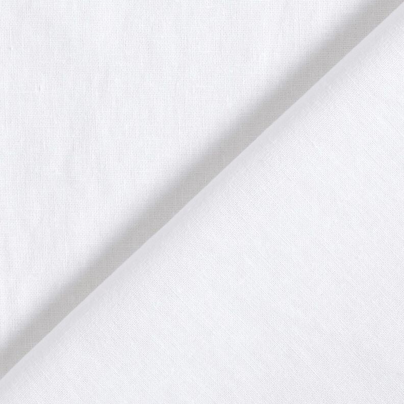 Misto lino-cotone lavato – bianco,  image number 3