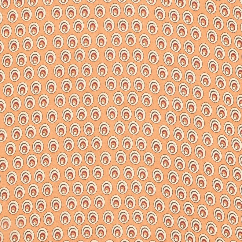 Occhio di pavone in chiffon – albicocca/terracotta,  image number 1