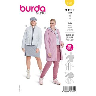 giacca taglie comode | Burda 5877 | 44-54, 