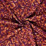 jersey romanit Motivo leopardato – melanzana/terracotta,  thumbnail number 3