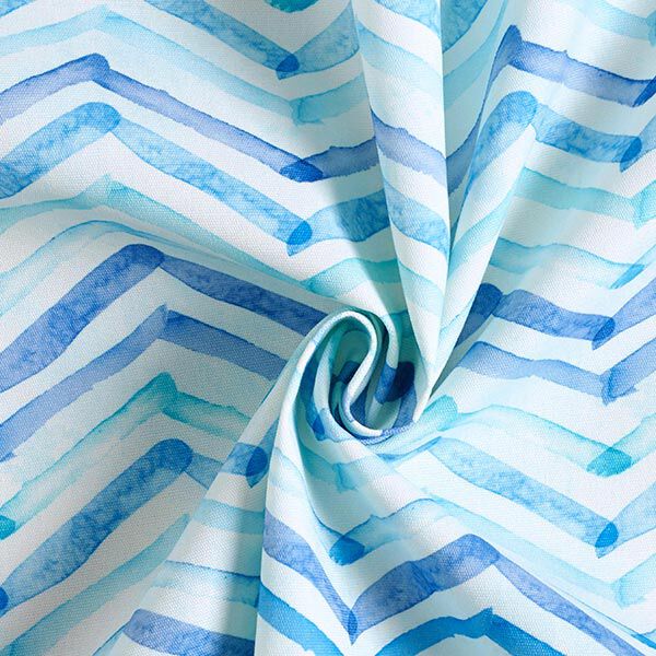 tessuti da esterni tessuti canvas zig-zag – blu, image number 3