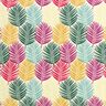 tessuto arredo da esterni, foglie tropicali – naturale,  thumbnail number 1