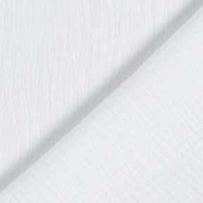 misto cotone-lino Jacquard Motivo a onde – bianco, 