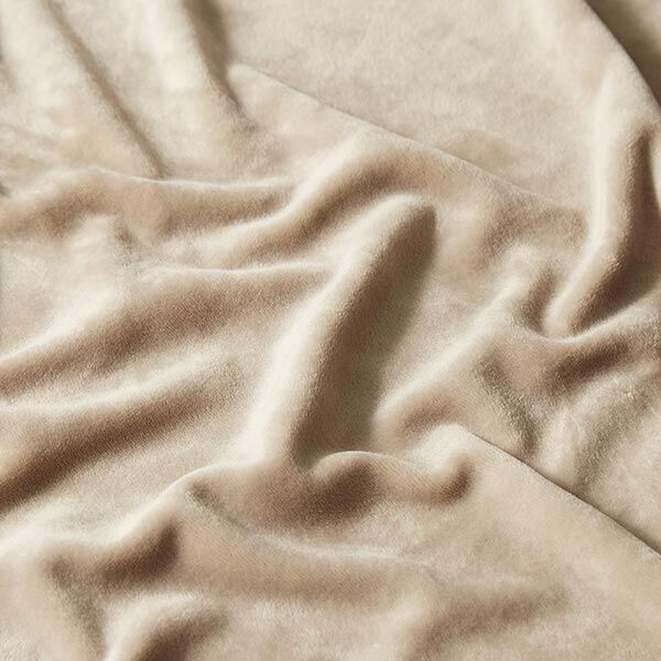 Velluto stretch vellutino nicki – beige chiaro, image number 2