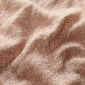 Voile Melange effetto stropicciato – cannella, 