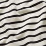 jersey di cotone Righe larghe e sottili – crema/nero,  thumbnail number 2