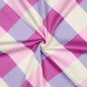 Satin di cotone Large Gingham | Nerida Hansen – violetto pastello/bianco lana,  thumbnail number 3