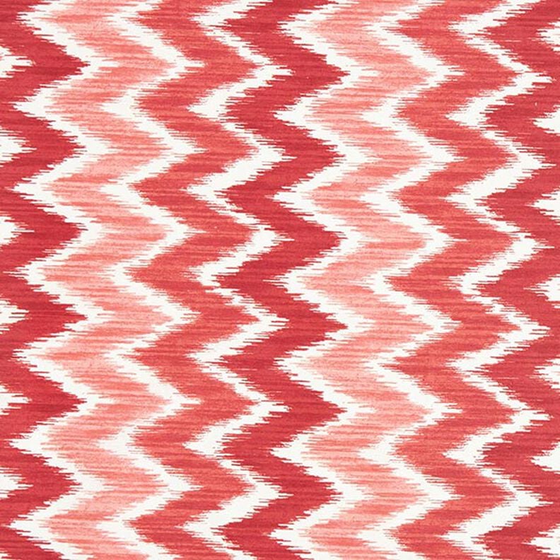 cotone rivestito, stampa ikat – rosso/bianco,  image number 1
