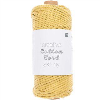 Creative Cotton Cord Skinny filato per macramè [3mm] | Rico Design – senape, 