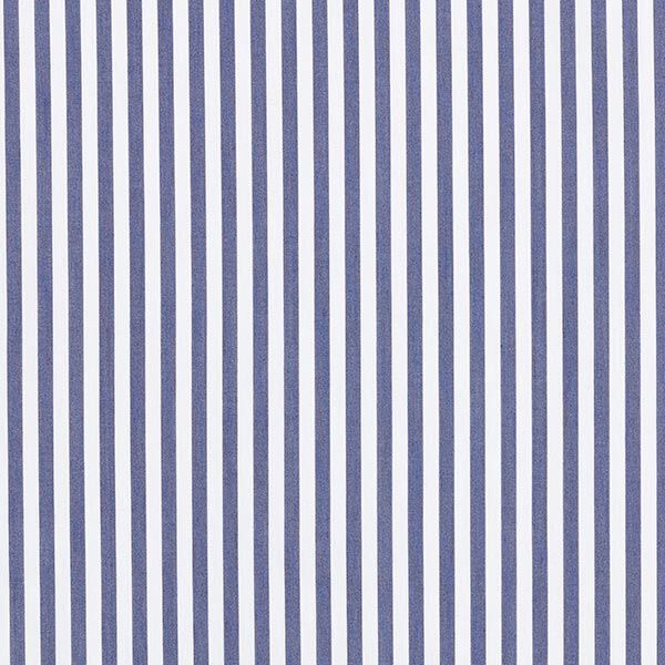 tessuto per camicette, strisce verticali – bianco/blu marino,  image number 1