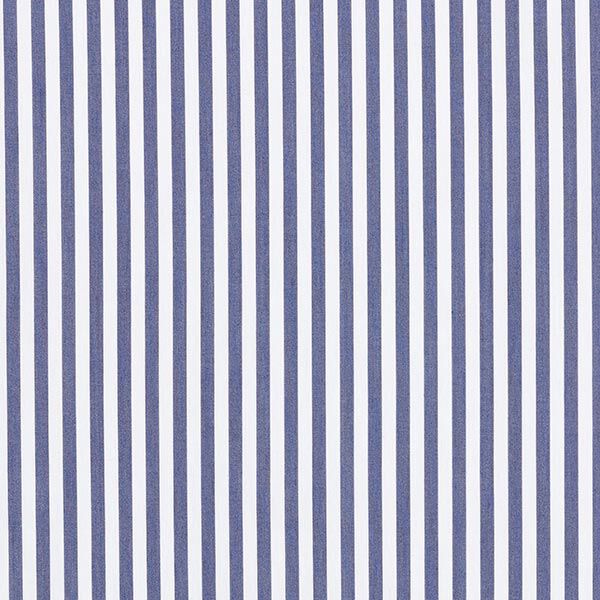 tessuto per camicette, strisce verticali – bianco/blu marino, image number 1