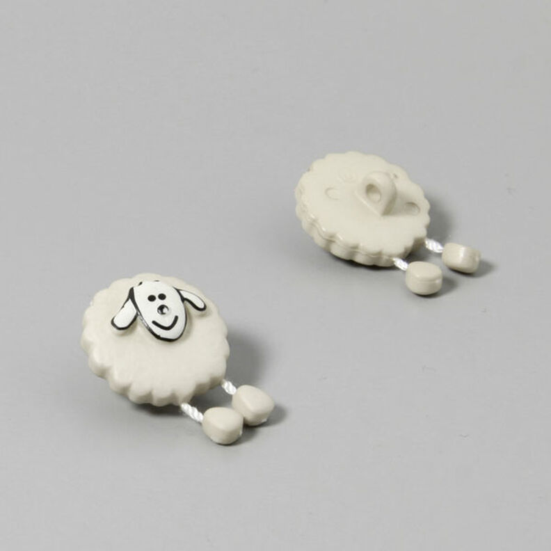 Bottone plastica, Sheep 14,  image number 2