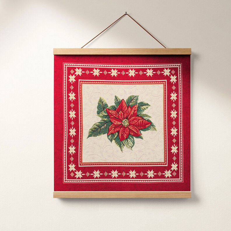tessuto arredo, taglio di tessuto gobelin stella di Natale – rosso, image number 6