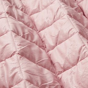 tessuto trapuntato Rombi leggermente lucenti – rosa chiaro, 