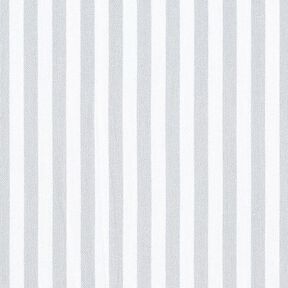 tessuto arredo mezzo panama righe longitudinali – grigio chiaro/bianco, 
