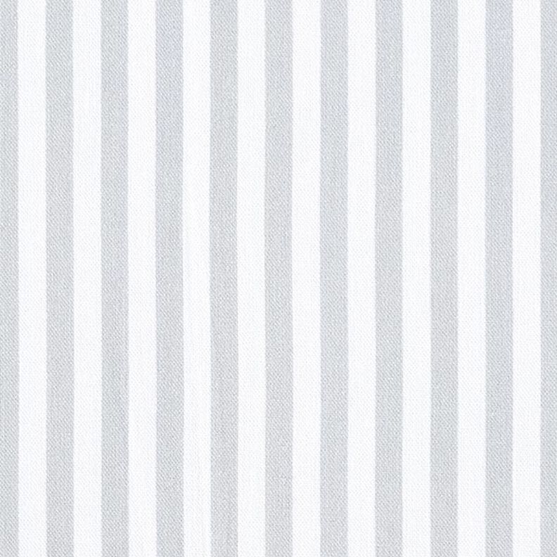tessuto arredo mezzo panama righe longitudinali – grigio chiaro/bianco,  image number 1