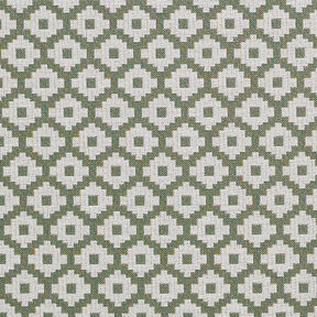 Tessuto jacquard da esterni losanghe – verde oliva, 