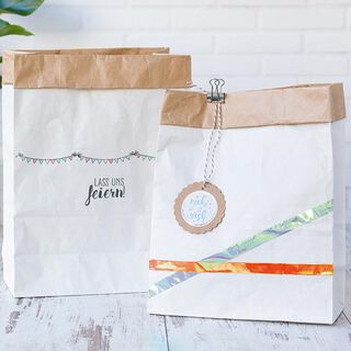 sacchetti regalo piccolo [ 2 pezzo/i ] – bianco/naturale, 