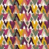 tessuto in cotone cretonne Stampa etnica – bacca/senape,  thumbnail number 1