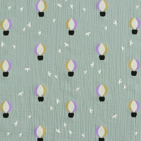 mussolina / tessuto doppio increspato mongolfiere | Poppy Fabrics – canna palustre, 