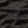tessuto in maglia Ajour eleganti strisce glitterate – nero,  thumbnail number 2