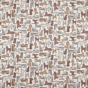 tessuto arredo mezzo panama gatti – naturale, 