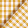 tessuto in cotone Quadro vichy 1 cm – senape/bianco,  thumbnail number 4