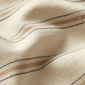 Tessuto per camicia misto cotone gessato – beige/duna | Resto 70cm, 