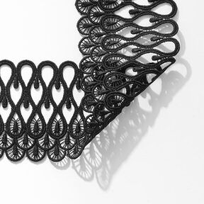 nastro in pizzo [ 65 mm ] – nero, 