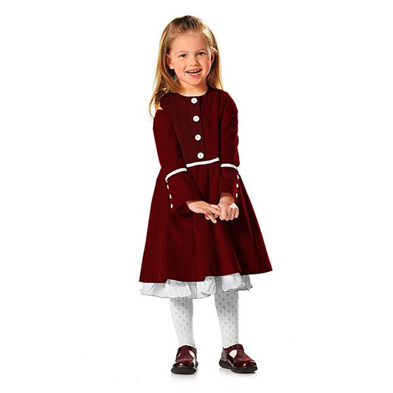 Velluto stretch rosso carminio,  image number 5