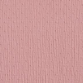 mussolina / tessuto doppio increspato dobby – malva, 