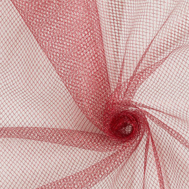 tulle Metallico – rosso carminio,  image number 4