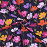 French terry, felpa estiva Fiori variopinti | Poppy Fabrics – blu marino,  thumbnail number 3