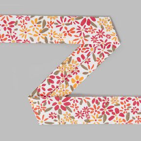 Sbieco floreale (19 mm) 4 – rosso, 