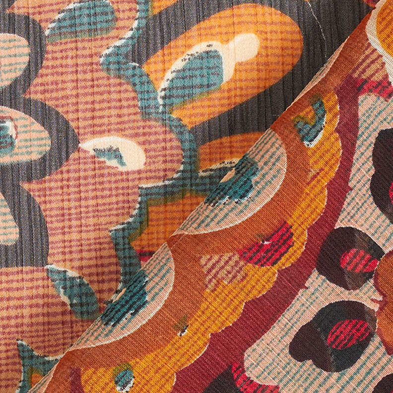 chiffon increspato, paisley – beige,  image number 4