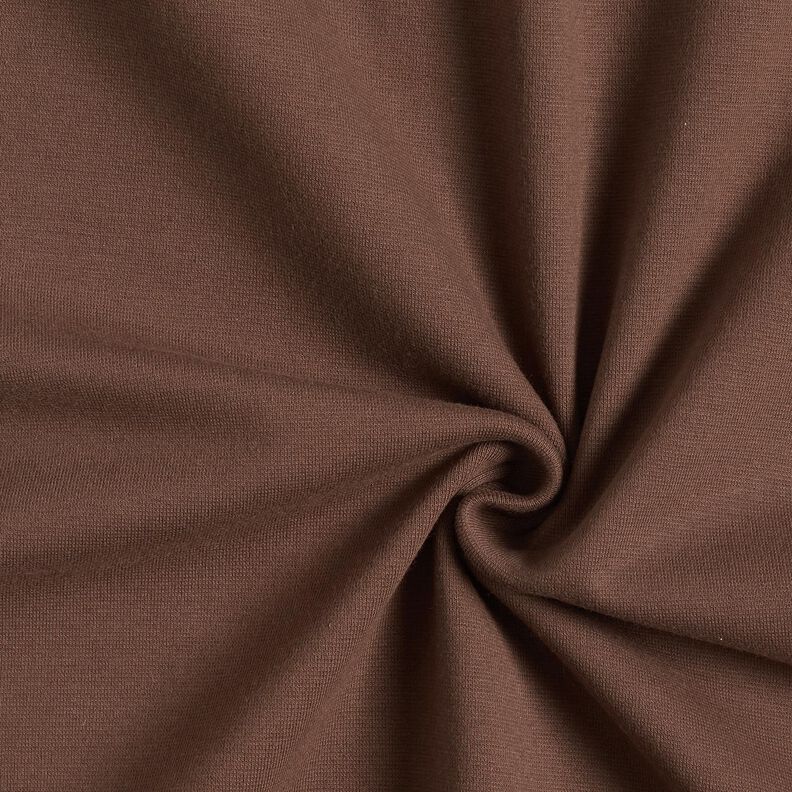 GOTS tessuto per bordi e polsini in cotone | Tula – marrone,  image number 1